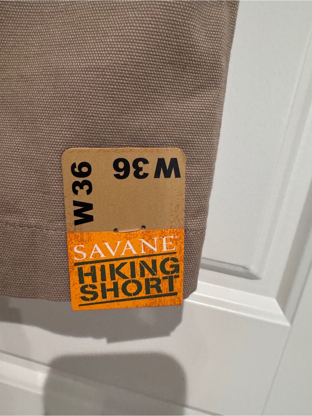 NWT Savane Men’s Hiking Cargo Shorts Khaki Size 36 100% Cotton - Picture 4 of 11
